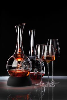 LED-Beleuchteter Silikonring, Netzstecker Europa (Dekanter nicht enthalten)